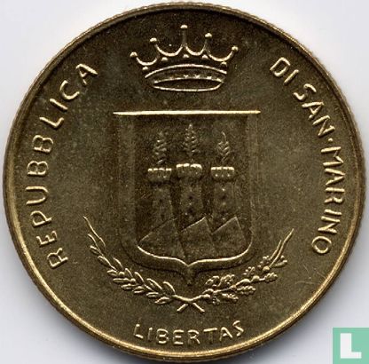San Marino 200 lire 1983 "Nuclear war threat" - Image 2