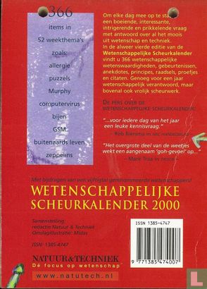Wetenschappelijke Scheurkalender 2000 - Bild 2