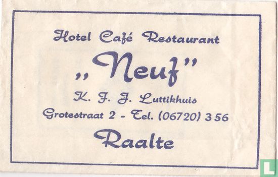 Hotel Café Restaurant "Neuf"  - Image 1