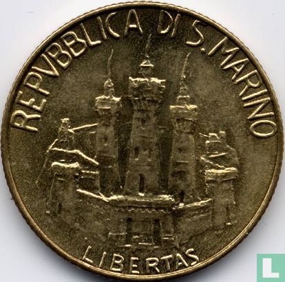 San Marino 200 lire 1984 "Enrico Fermi" - Afbeelding 2