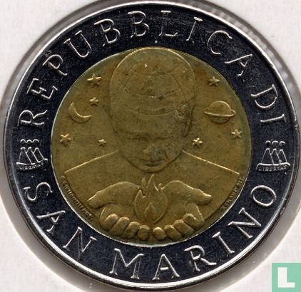 San Marino 500 lire 1996 "Georg Wilhelm Friedrich Hegel" - Afbeelding 2