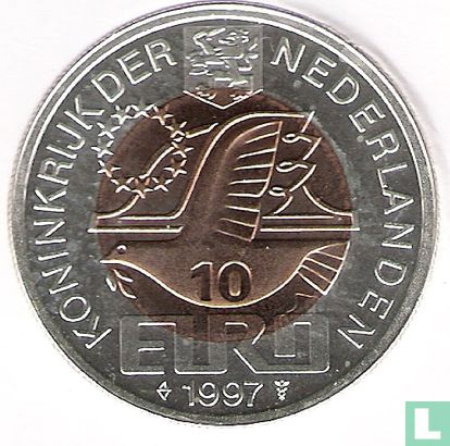 Nederland 10 euro 1997 "Johan van Oldebarnevelt"  - Afbeelding 1