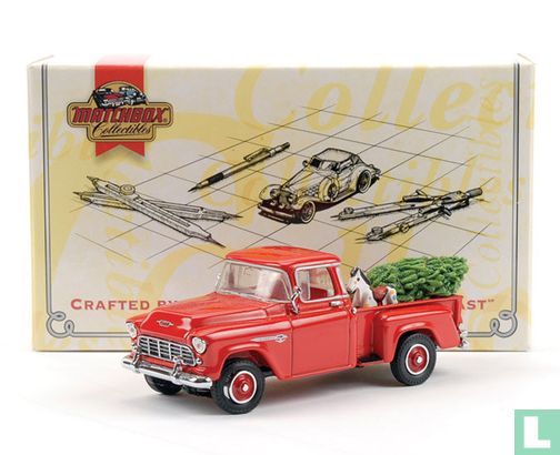 Chevy Pickup with Christmas tree