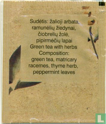 Zalioji arbata su zolelemis - Image 2