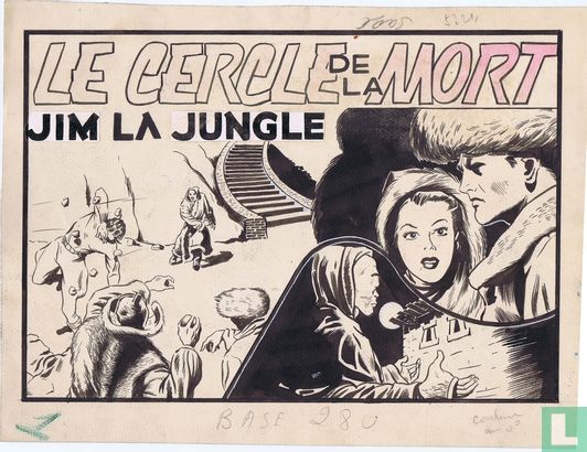 Jim la Jungle: Le cercle de la mort (cover) - Afbeelding 1