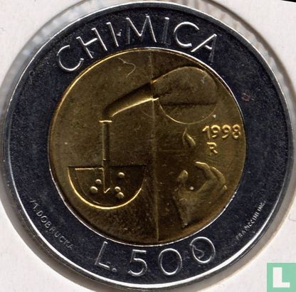 San Marino 500 lire 1998 "Chemistry" - Image 1