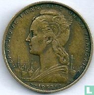 Côte française des Somalis 20 francs 1952 - Image 1