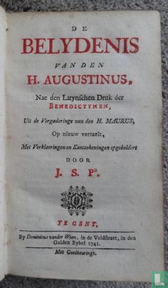 De belydenis van den H. Augustinus - Afbeelding 1