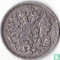 Finlande 25 penniä 1889 - Image 2