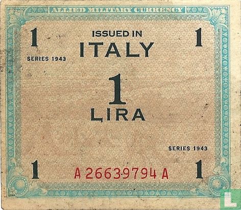 Italien 1 Lira - Bild 1