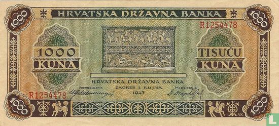 Kroatië 1.000 Kuna  - Afbeelding 1