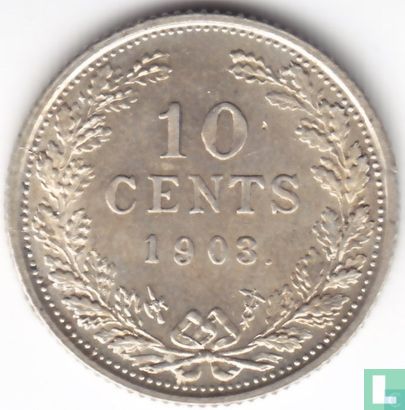 Netherlands 10 cents 1903 - Image 1
