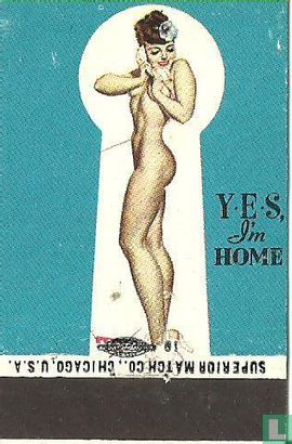 Pin up 50 ies Yes I am home - Afbeelding 2