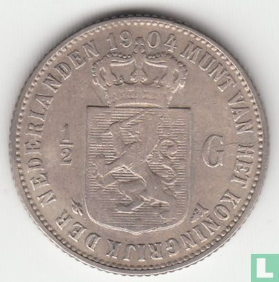 Netherlands ½ gulden 1904 - Image 1