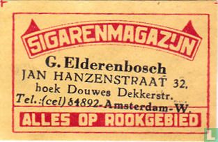 Sigarenmagazijn G. Elderenbosch - Afbeelding 2