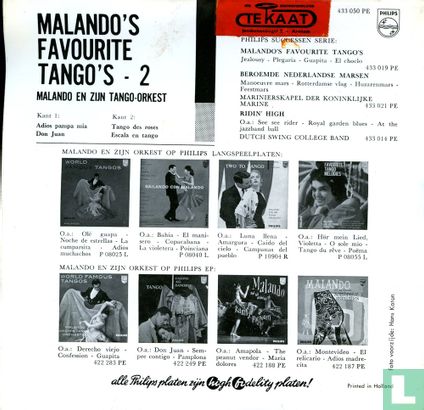 Malando's Favourite Tango's 2 - Afbeelding 2