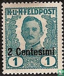 Fund for war victims, with overprint