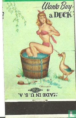 Pin up 50 ies Wanta buy a duck - Afbeelding 2