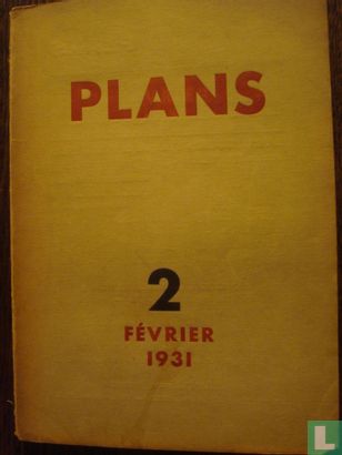 Plans (Revue Mensuelle)  - 2 Février 1931 - Image 1
