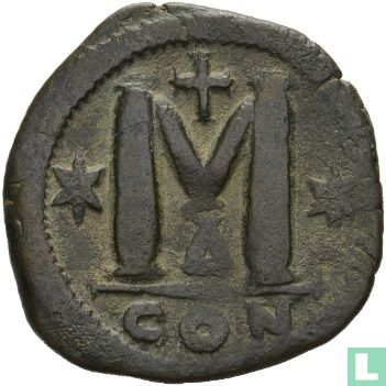 Byzantinische Reich  AE Follis (Anastasius I, Con)  491-518 CE - Bild 2