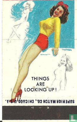 Pin up 50 ies things are looking up ! - Afbeelding 2