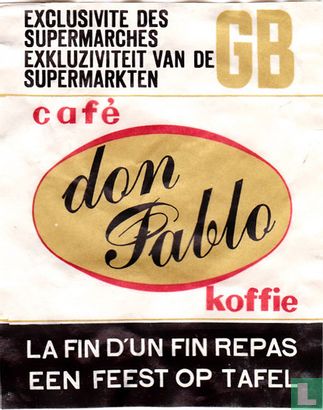 café don Pablo koffie - GB