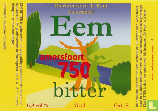 Eem Amersfoort 750 Bitter (75cl)