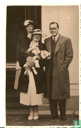 Foto verloving H.K.H. Prinses Juliana en Prins Bernhard van Lippe-Biesterfeld 8 September 1936