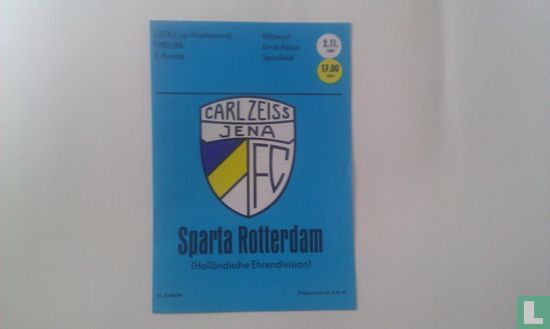 Carl Zeiss Jena - Sparta Rotterdam