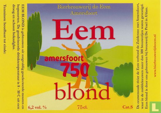 Eem Amersfoort 750 (75cl) Blond