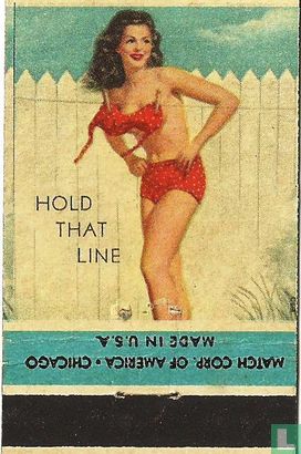 Pin up 40 ies hold that line - Afbeelding 2