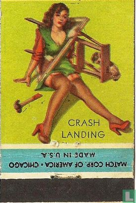 Pin up 40 ies crash landing - Afbeelding 2