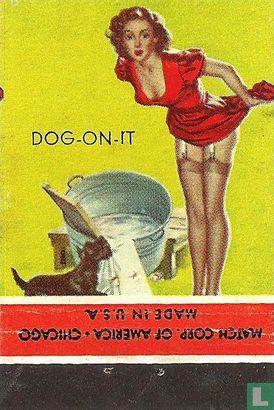 Pin up 40 ies dog-on-it - Afbeelding 2