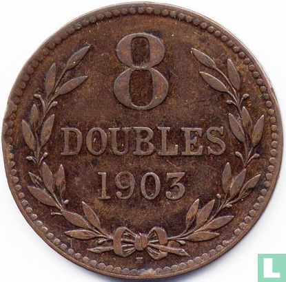 Guernesey 8 doubles 1903 - Image 1