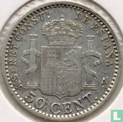 Espagne 50 centimos 1904 (SM-V) - Image 2