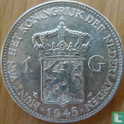 Nederland 1 gulden 1945 - Afbeelding 1