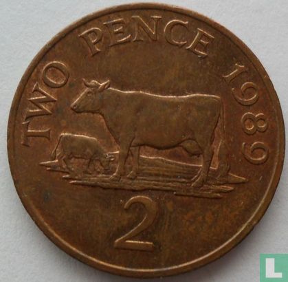 Guernesey 2 pence 1989 - Image 1
