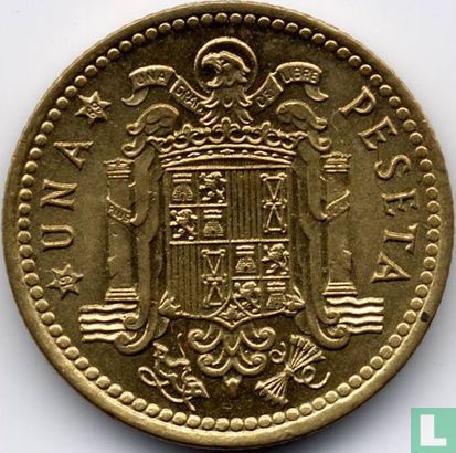 Spain 1 peseta 1966 (1969) - Image 1