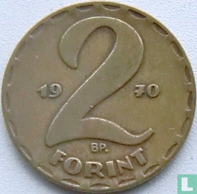 Hongarije 2 forint 1970 - Afbeelding 1