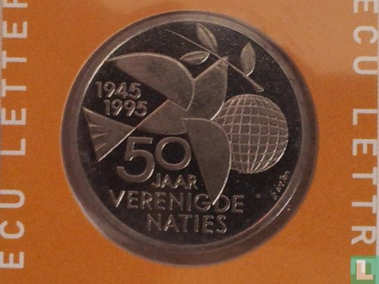 Nederland ecubrief 1995 "6- 50 jaar Verenigde Naties" - Afbeelding 3