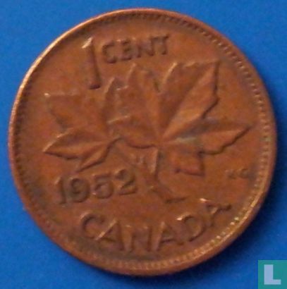 Canada 1 cent 1952 - Image 1