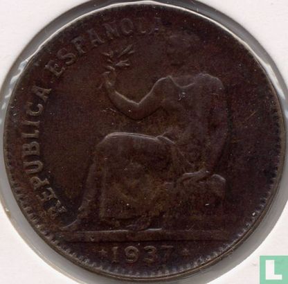 Espagne 50 centimos 1934 (valeur Pearl RIM) - Image 1