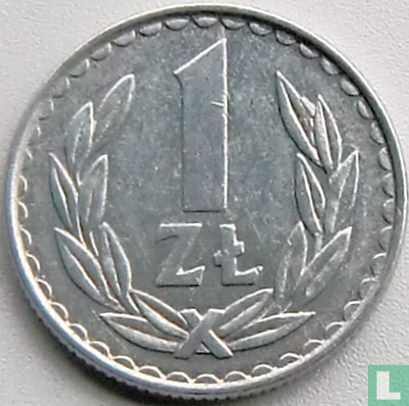 Pologne 1 zloty 1982 - Image 2