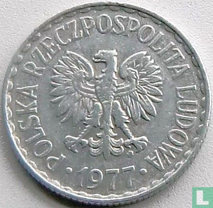Polen 1 zloty 1977 - Afbeelding 1
