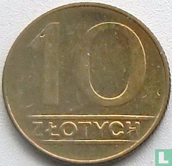 Pologne 10 zlotych 1989 - Image 2