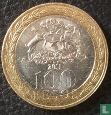Chile 100 pesos 2011 - Image 1