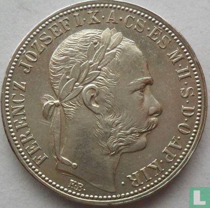Ungarn 1 Forint 1888 - Bild 2