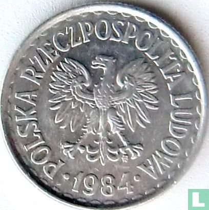 Pologne 1 zloty 1984 - Image 1