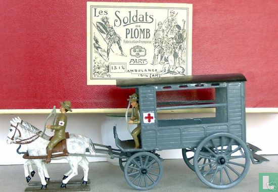 Ambulance AM (ericaine) 1914 2 horses - Afbeelding 1