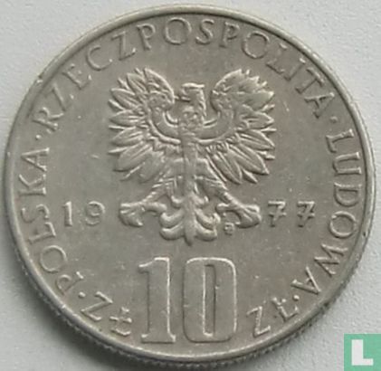Polen 10 zlotych 1977 - Afbeelding 1